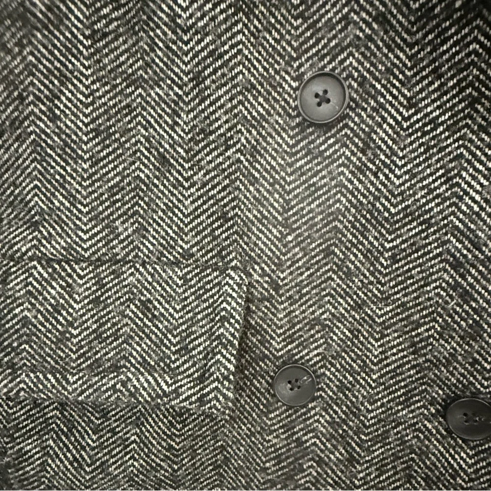 Lucky Brand Oversized Herringbone Double Breasted Coat - Picture 9 of 9